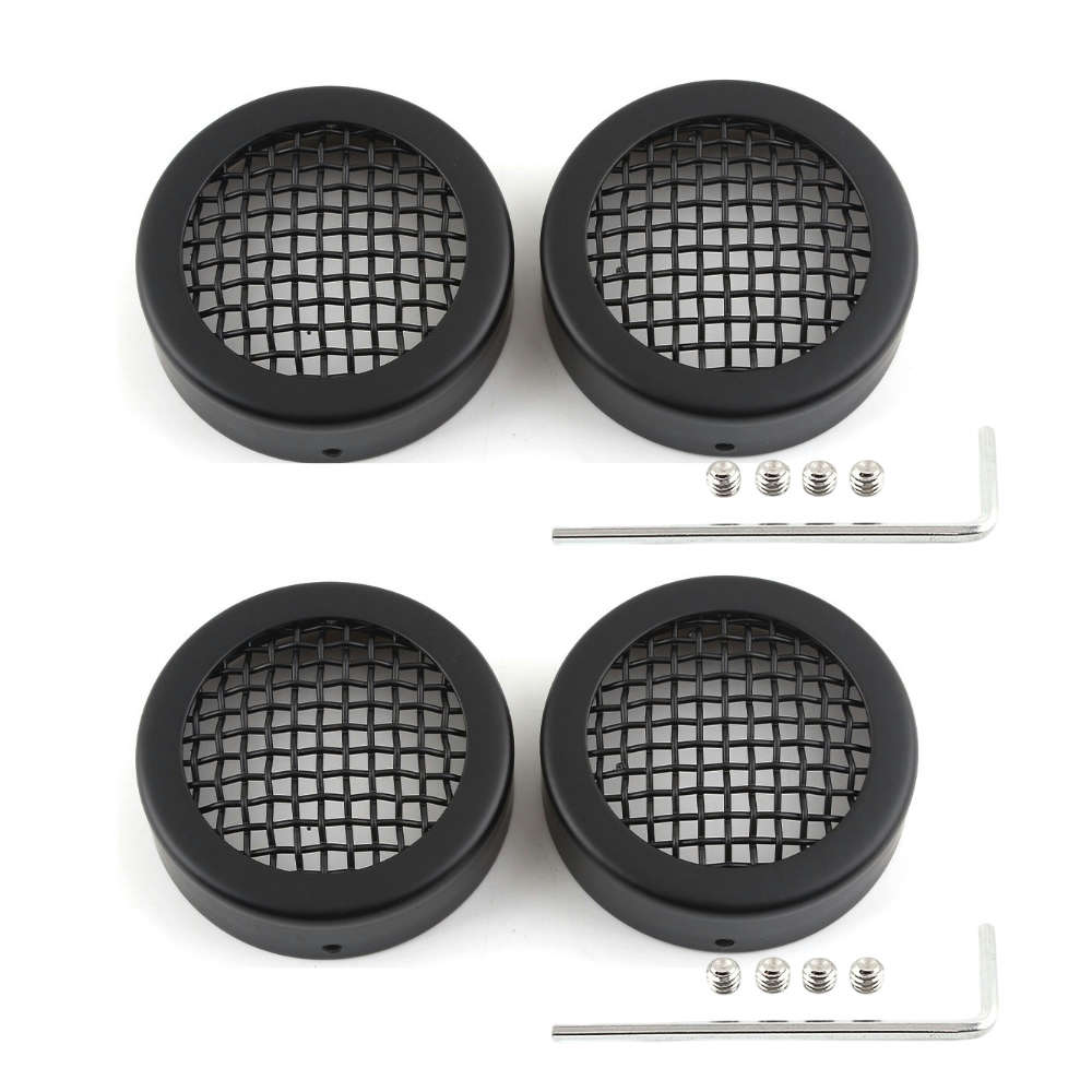 Motorcycle Black 2Pcs 60mm 2.5" Metal Turn Signal Lights Cover Grill Protector Visor For Harley Sportster XL 883 1200 72 48 Iron