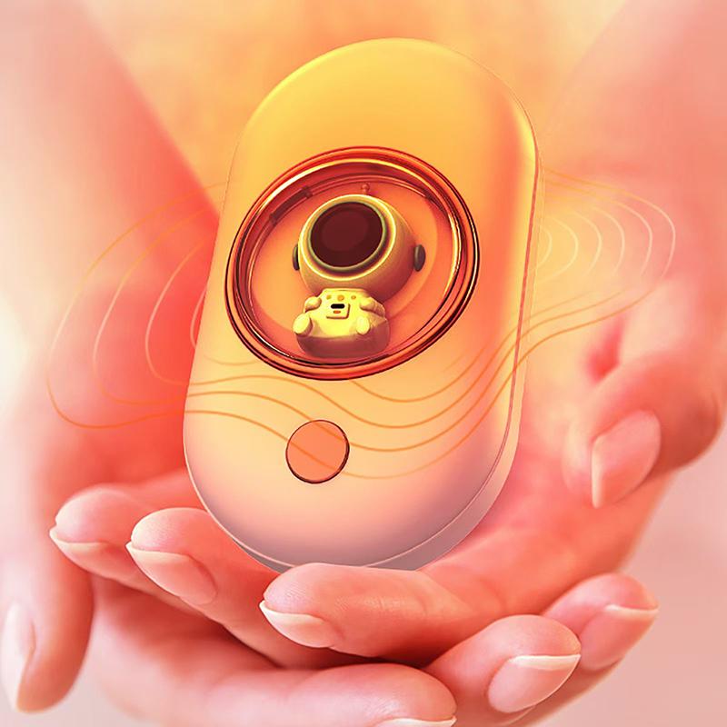 New Mini Portable Cute Spacesuit Hand Warmer Baby Travel Cartoon USB Rechargeable Winter Warming Accessory Ideal Halloween Gifts