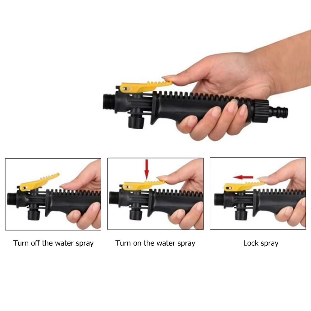 30-70cm High Pressure Water Gun Car Beauty Cleaning Jet Garden Washer Hose Nozzle Sprayer Watering Spray Sprinkler Cleaning Tool