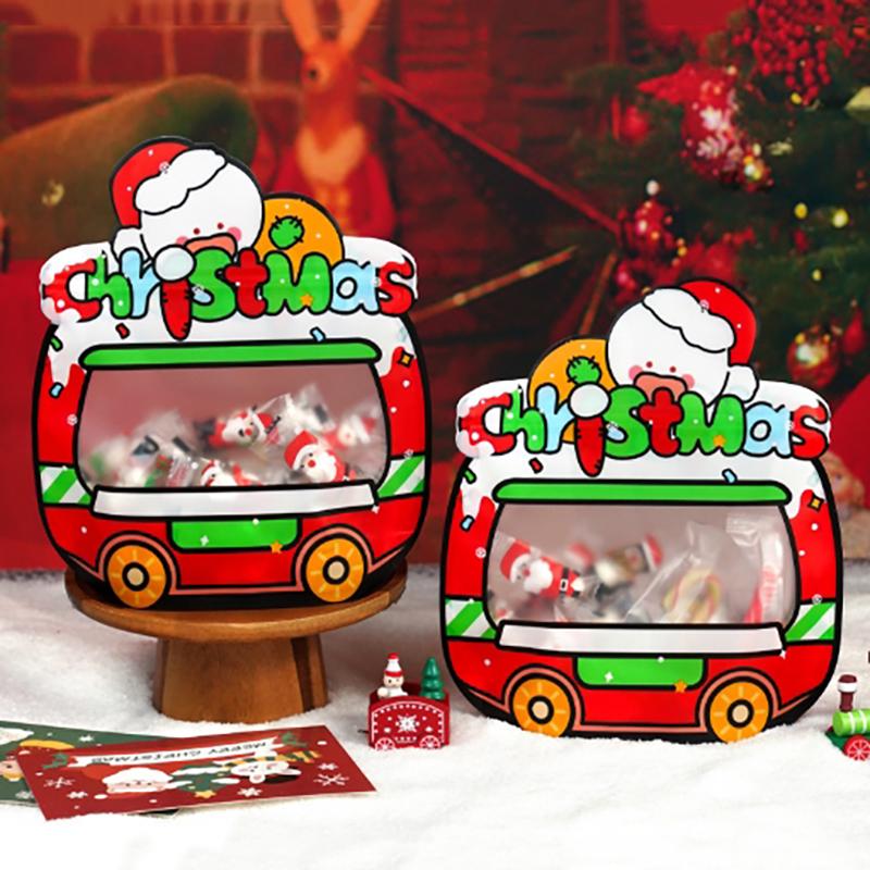 Christmas Gift Bags Santa Elk Snowflake Tote Bag Children'S Gift Bags Thickened Non-Woven Waterproof Bag Christmas Decoration