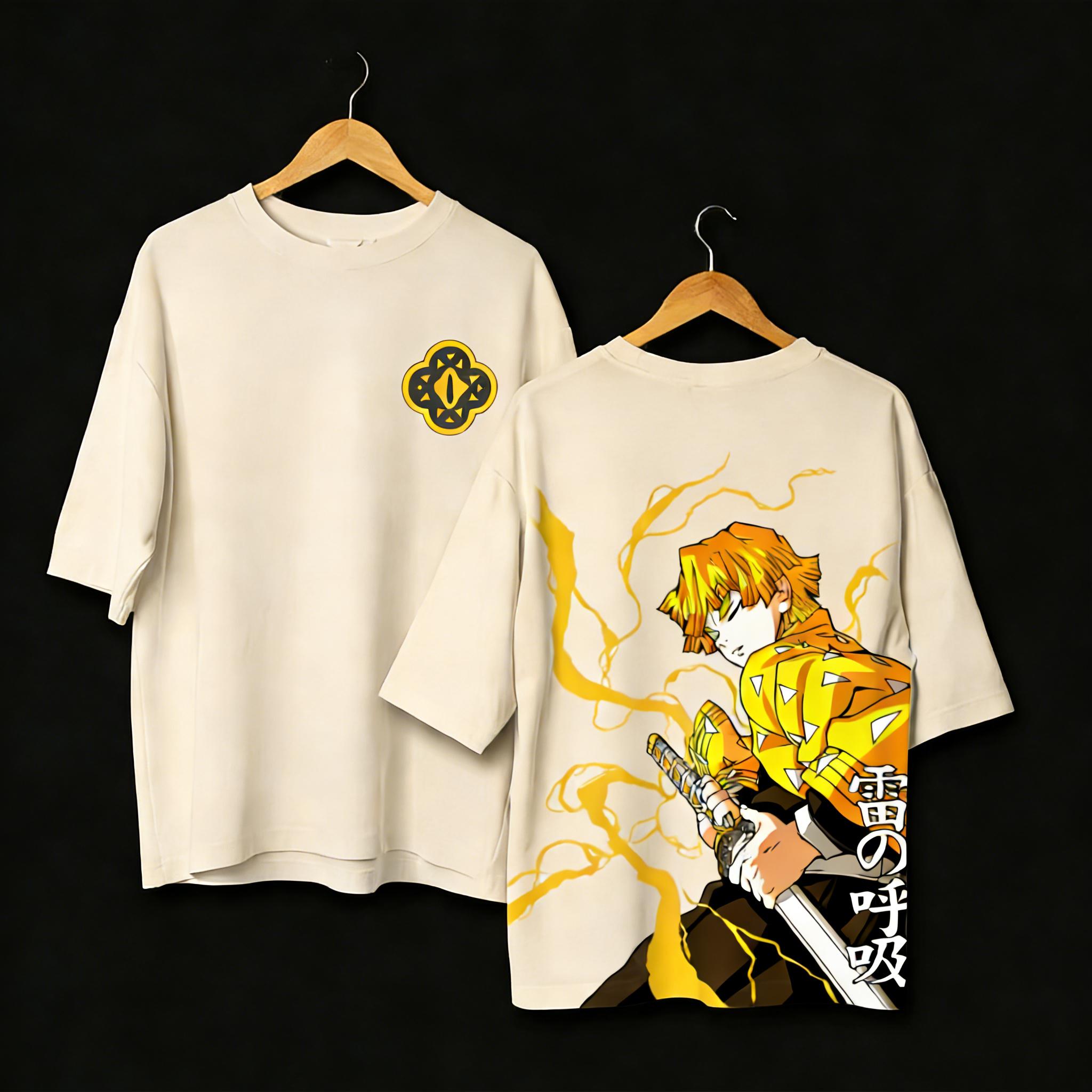 

Plus Size Demon Slayer Anime Printed Unisex Women Tshirt Casual Parent Child Tops Fashion Street Wear Y2K Harajuku Style Summer S