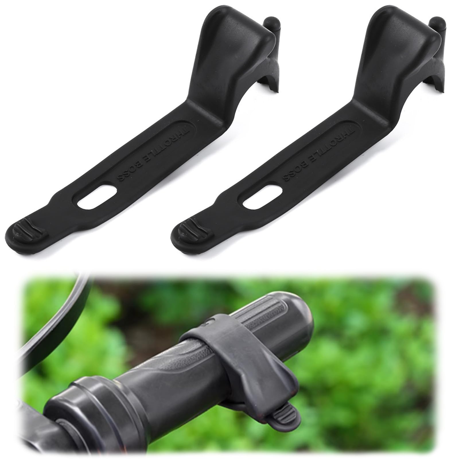 

Упор для газа 2 шт. Мотоциклетные ручки газа для запястья Вспомогательные ручки для руля велосипеда Резиновые ручки Полные