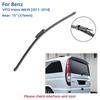 3PCS For Benz VITO Viano W639 2011-2014 28"+26"+15" Front Rear Wiper Blades Windshield Windscreen Window Cutter Accessories 2011 2012 2013 2014