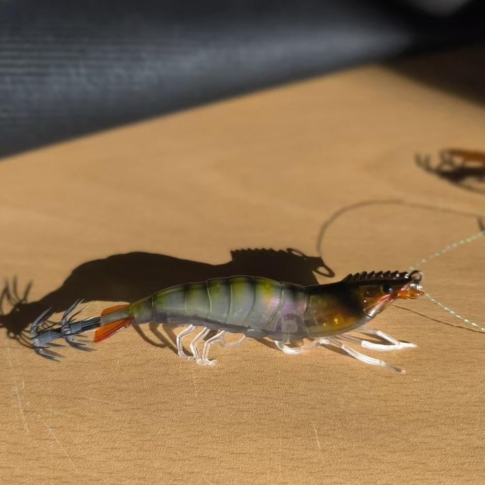 

Shrimp Hook Slow Sinking Lure 11g Weight Octopus Bait Sea Fishing Lures Deep Water Fishing A-9cm 11g