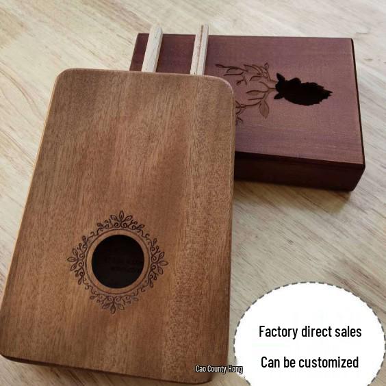 In-Stock Kalimba: 17-Tone Thumb Piano with Acacia Wood Body and 21-Tone Finger Piano