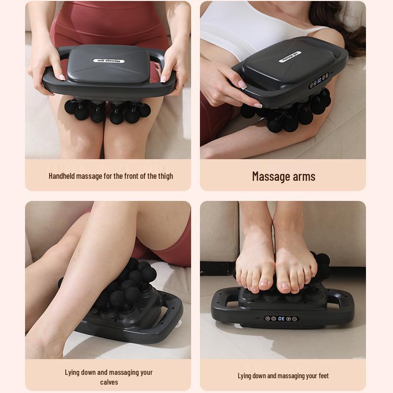 Wowow Multi-Functional Smart 20-Head Percussion Massager for Full-Body Deep Relaxation