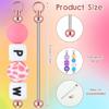 Stylish Keychain Clips with Sturdy Chains and Open Jump Rings 20 Pcs Set Accessory for Personalized Keychains Use