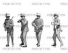 ICM 1/35 Scale World War I German Armored Infantry Plastic Model Kit 35722