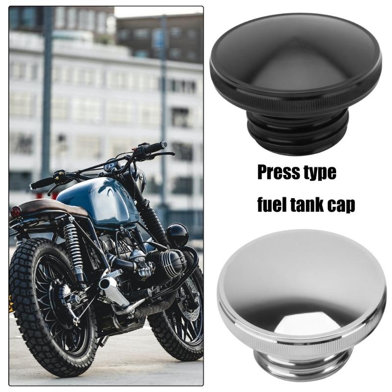 Motorcycle Gas Fuel Caps Cover with Antitheft Feature Aluminum Alloy Secure Locking Precisions Sealing for Daily Riders