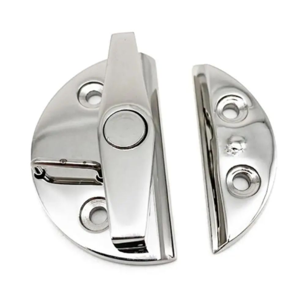 180 Degree Rotation Round Catch Lock Round Shape Marine Hardware Accessories  Marine Doors