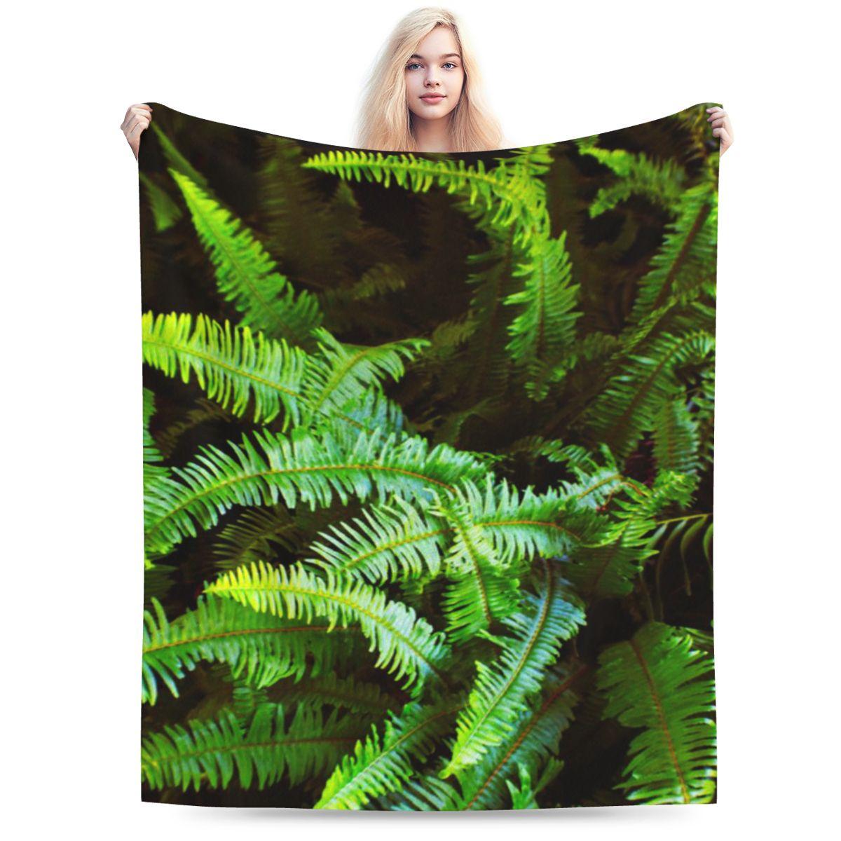 Ferns Custom Warm Decorate Home An UltraSoft Micro Fleece Blanket 75x100cm 30x40in