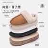 Cotton Slippers Women's Autumn and Winter New Home Indoor Thick Bottom Outer Wear Non-slip Plush Suede Cotton Mop