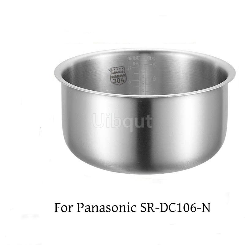 

304 stainless steel rice pot 3.2L inner for Panasonic SR-DG103 DE103 MG103 DF101 DE106 Cooking Pot Replacement Rice Cooker liner