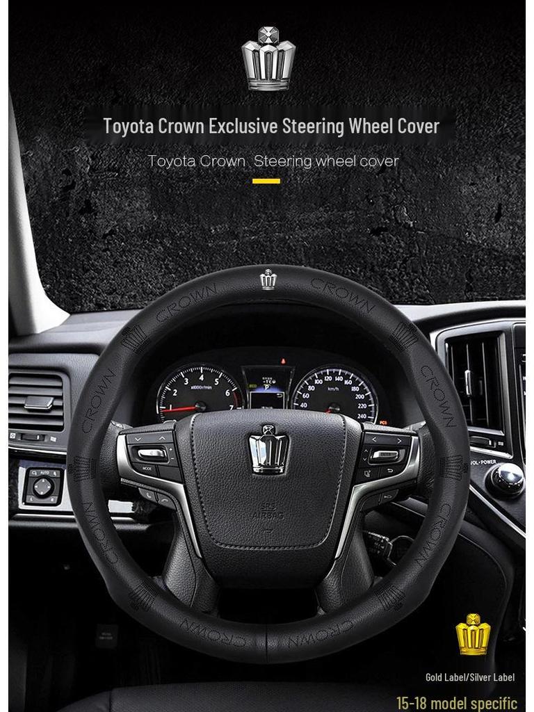 Echtes Leder Crown Lenkradbezug für Modelle 2005-2018 (12.-14. Generation)