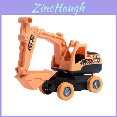 Excavator Bulldozer Transport Truck Mixer Truck Kid Toy With Movable Joints For Toddler Play