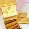 Foldable Money Envelope Sound And Light Greeting Card with 20 Compartments For Cash Present Holiday Celebration