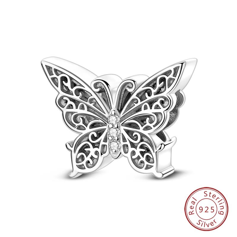 Charms Beads Copper Color Bow Cross Life Tree Fit Diy Original Bangle Bracelet Charm Pendant Jewelry