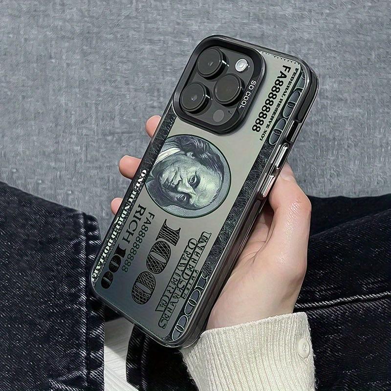 New $100 Banknote Pattern Phone Case Suitable for iPhone 17, 16, 15, 14, 13, 12, 11 Pro/Max/Plus Anti Drop and Shockproof