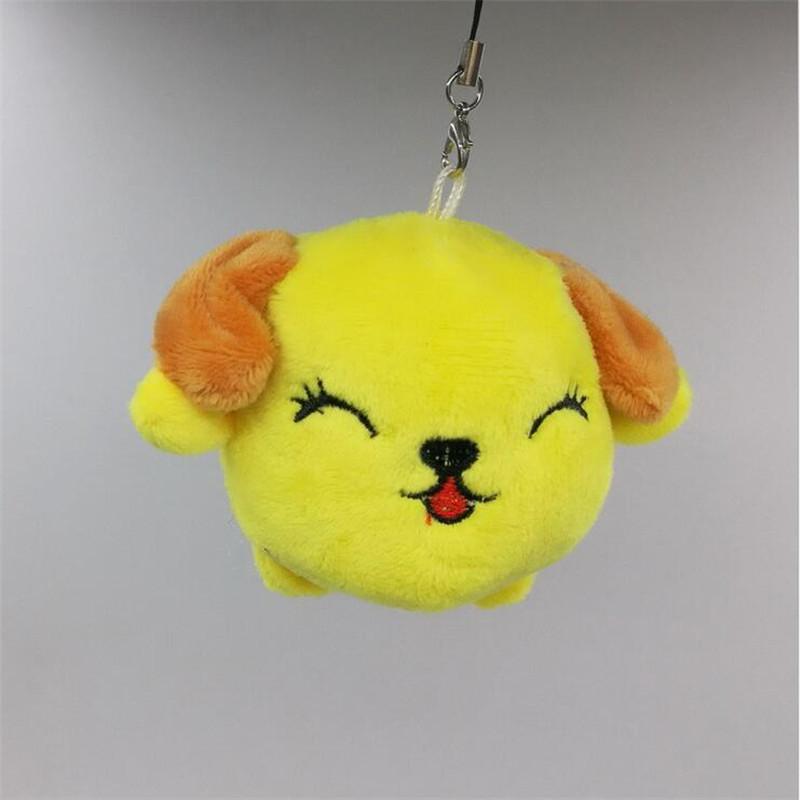 

7 см Плюшевые игрушки-щенки, Милые подвески в виде собак, Цепочка для мобильного телефона, Плюшевая игрушка, Детские подарки, ПП хлопок 7CM