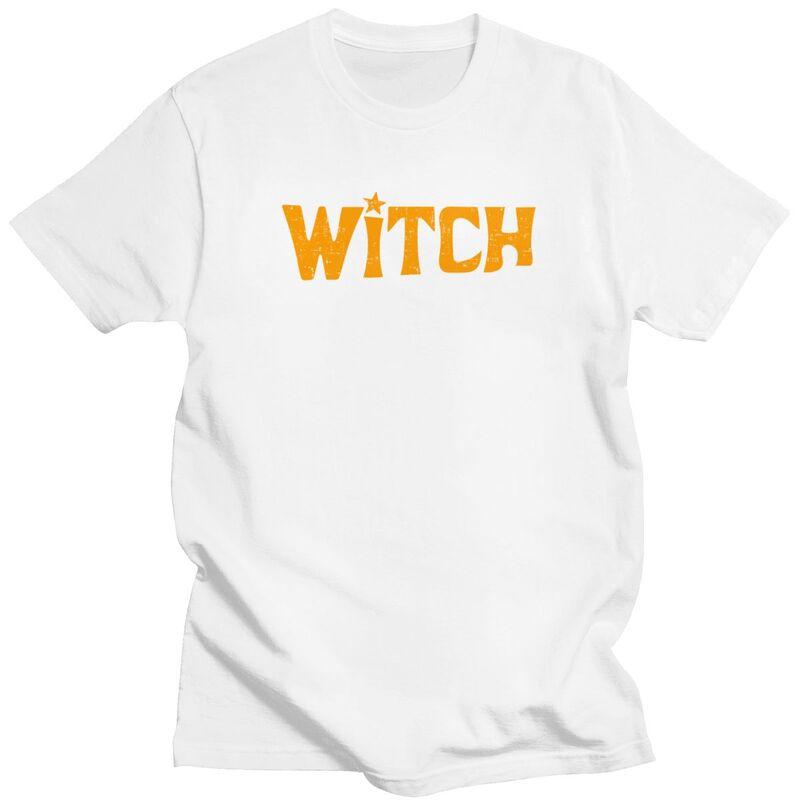 Custom Witch Security Halloween Joke T Shirt Men Short Sleeve 100 Cotton Tshirt Casual Tees Streetwear Tshirt