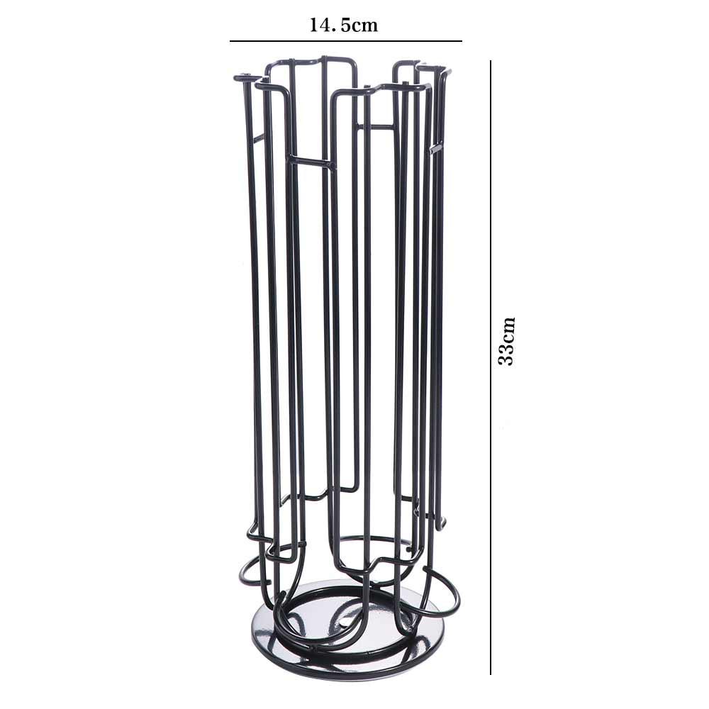 Vertical Coffee Capsule Display Rack Black Coffee Capsule Tower Stand  Company Pantry
