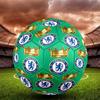 Chelsea F.C Print Size 5 Soccer Ball, Standard Match Football for Sports Game and Team Practice, Ideal Gift for Soccer Fans