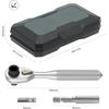 42 in 1 Magnetic Screwdriver Set, DIY Ratchet Screwdriver Set, Multi Bit Magnetic Drive Set with Detachable Ratchet Handle, Port