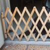 Yousheng Wooden Dog Gate Pet Safety Fence Door Indoor Outdoor Pet Barrier Adjustable Dog Door Enclosure for Small Animals Puppies
