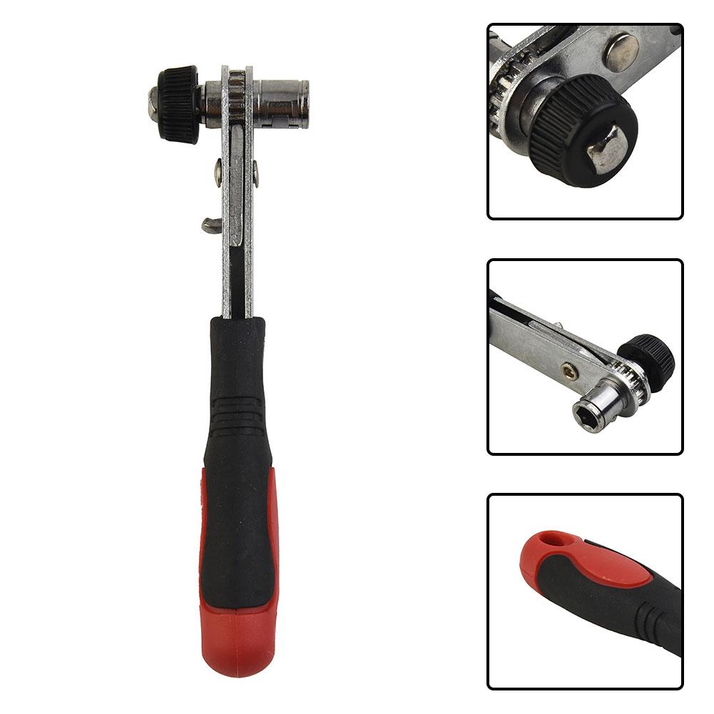 

1x Ratchet Wrench 1 4 Screwdriver Rod 6.35 MM Quick Socket Wrench Tool