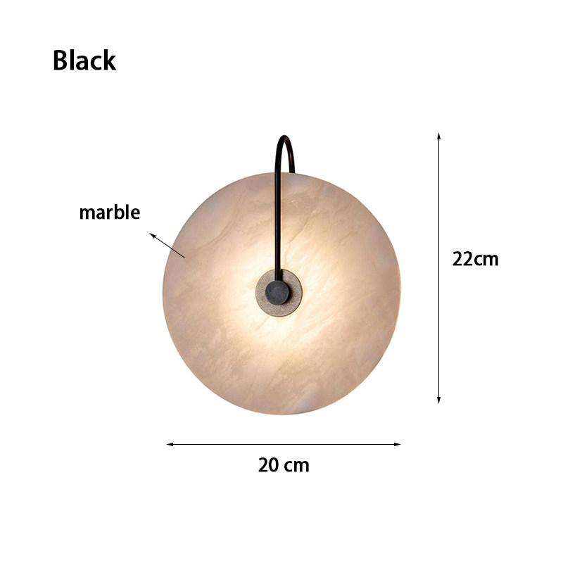 Retro Natural Marble Bbedroomdining Room Living Room Corridor Staircase Balcony Wall Lamp Marble Background Store wWall Lamp