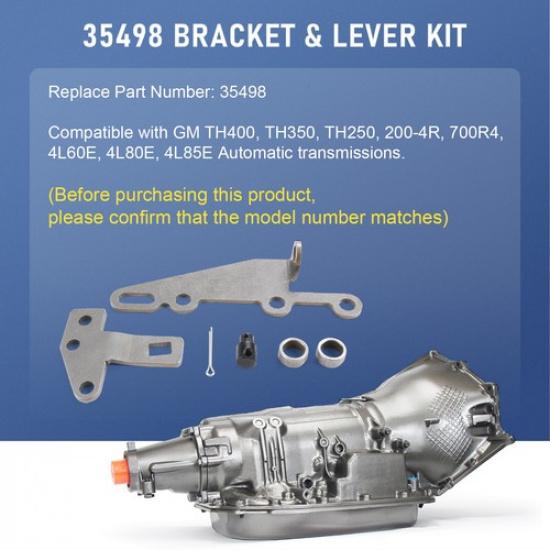 Kit de Suporte e Alavanca para Turbo 400 350 250 2004R & 700-R4 4L60E AT 35498