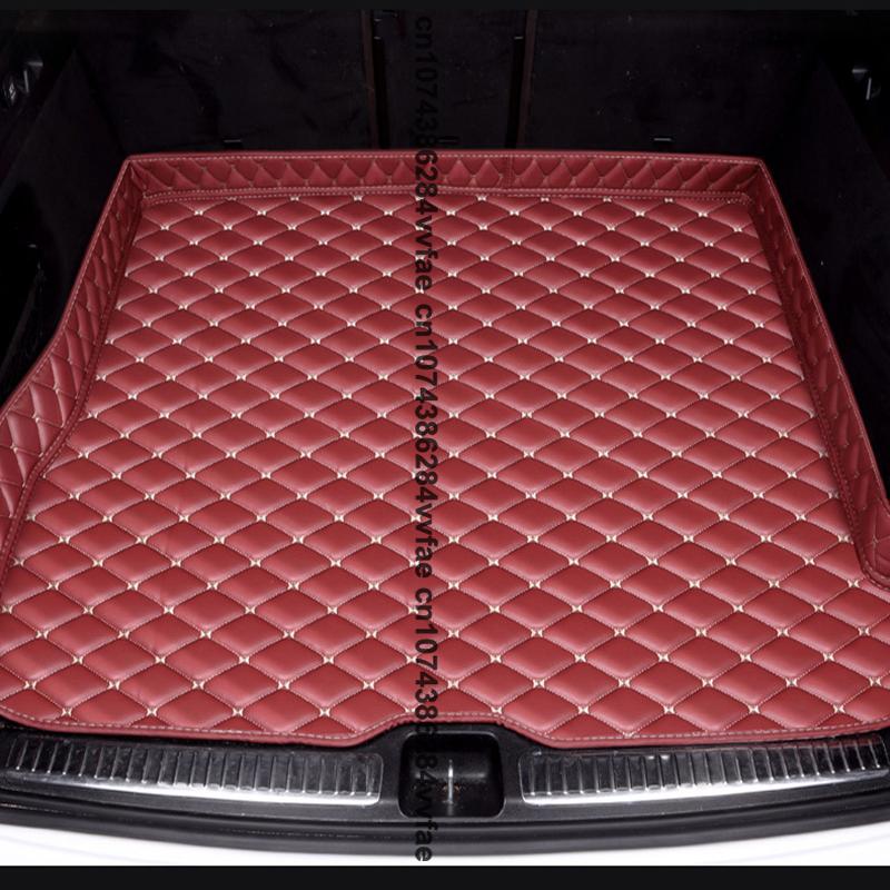 Car Trunk Mats for Lincoln MKC 2017- No Speaker Version In the Trunk Anti Dirty Durable Leather Carpet Protective Pad