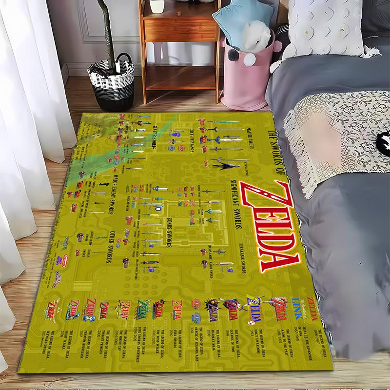 

Saidar Legendary Item Printed Flannel Carpet Non-Slip Suitable for Bedroom, Living Room, Children s Room Decoration 40x60cm( 15x23in )