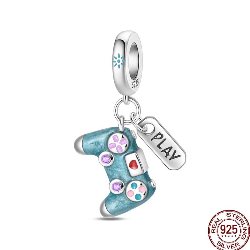 New Original Copper Elephant Cat Game Charms Bead Flower Baby Beads Fit 3Mm Bracelet Diy Jewelry Gifts For Women