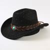 Popular European and American Gypsy Rhinestone Denim Hats, Men's and Women's Fashion Top Hats, Suede Denim Hats