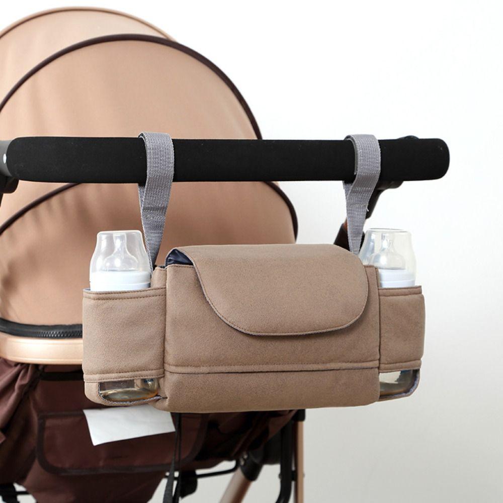 Large Capacity Baby Pram Organizer Multifunctional Stroller Cup Holder  Travel Use