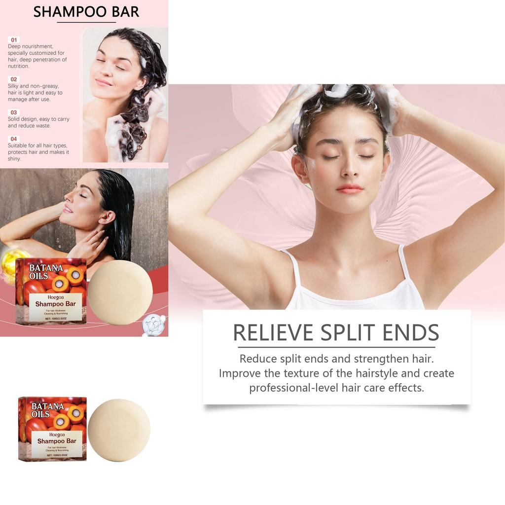 Hoegoa Solid Shampoo Bar For Nourishing Hair Care And Scalp Cleansing 100g