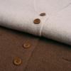 Korean Version of the Solid Color Inner Waistcoat Autumn and Winter Jacket, V-neck Single-breasted All-match Soft Suit Knitted Vest Women 078J10