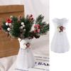 DIY Plastic Flower Pot Eye-catching Plant Flower Basket Creative Artificial Rattan Vase  Bedroom