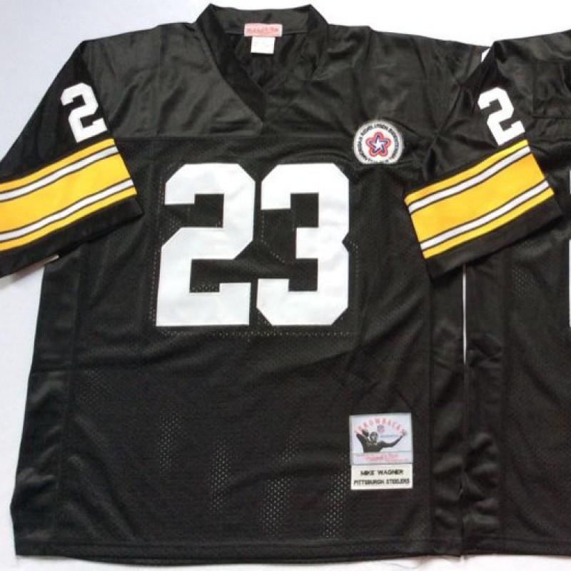 Pittsburgh Steelers Retro NFL Football Jersey Men Women Sportswear Cotton Blend Athletic Top