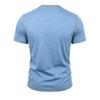 Men's Summer Short Sleeve T-Shirt Round Neck Patchwork Retro American Style Casual Tops
