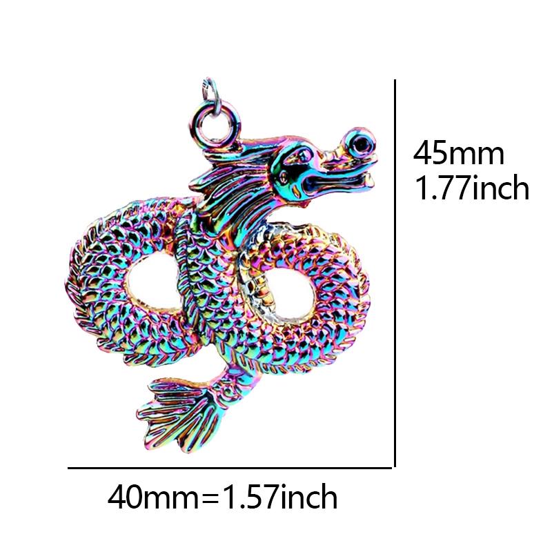 6Pcs Marine Organism Rainbow Colored Octopus Shark Charms For Jewelry Making Supplies Diy Keychain Earrings Accessories Pendants