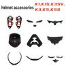 Helmet Accessories: Windshield Chin Base, Nose Guard, and Vents for K1, K1S, K3SV, K3, K5, K5S Models