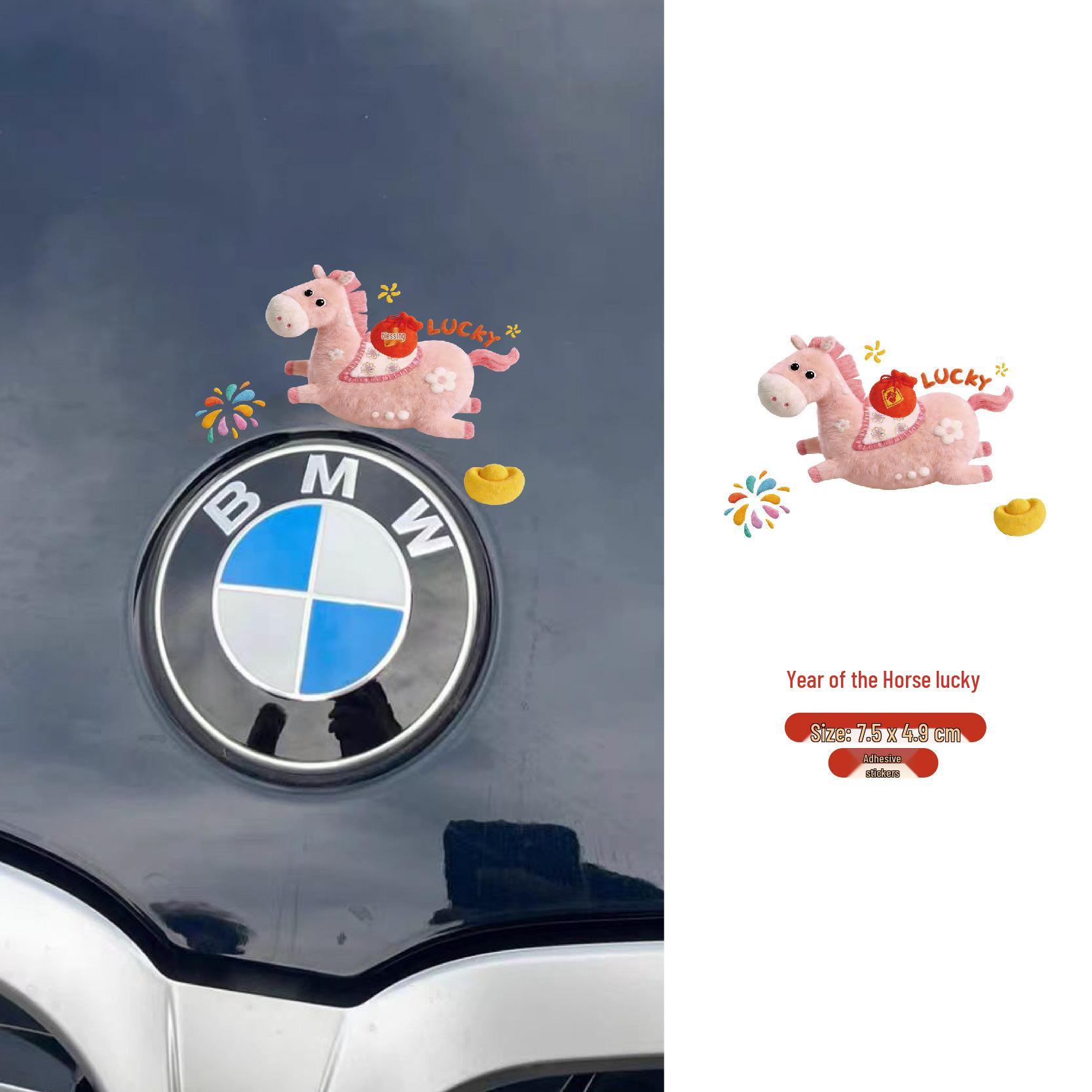 

2026 Year of the Horse Car Emblem & Logo Decorative Stickers