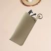 With Keyring Sunglasses Pouch PU Leather SunGlasses Holder Hanging Sunglasses  Eyewear Accessories