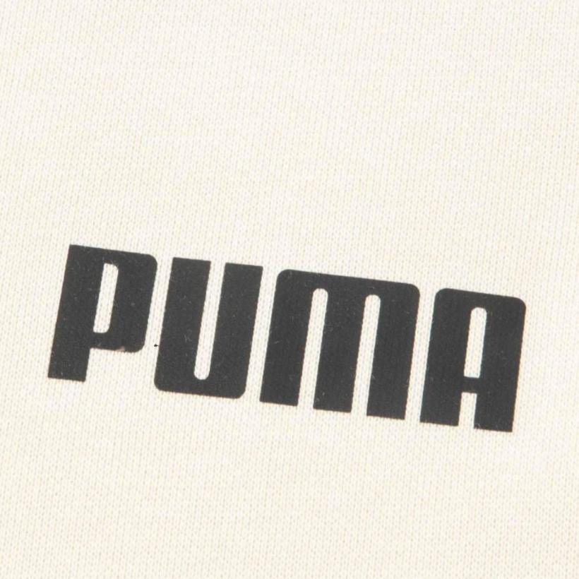 New PUMA ESS CREW SWEAT FL Sweatshirt Men's Snow White 847460-87