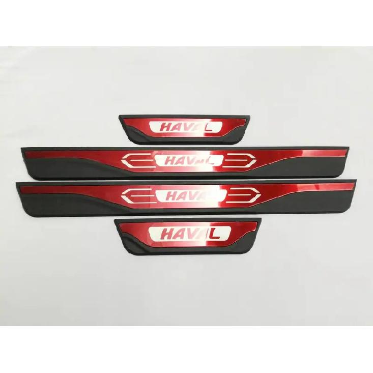 For Great Wall Haval H3 h2 S F7 X I H9 H6 Accessories Stainless Steel Door Sill Trim Scuff Plate Protector pedal car styling