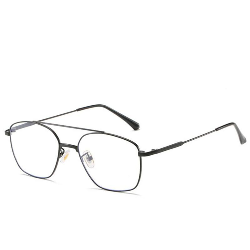 

Очки для близорукости с двойной перекладиной и защитой от синего света, женские, ретро, металлические, квадратные, диоптрии от 0 -0.5 -0.75 до -6.0 0