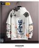 Men's Trendy Hooded Two-Piece Long Sleeve Jacket - Spring/Autumn
