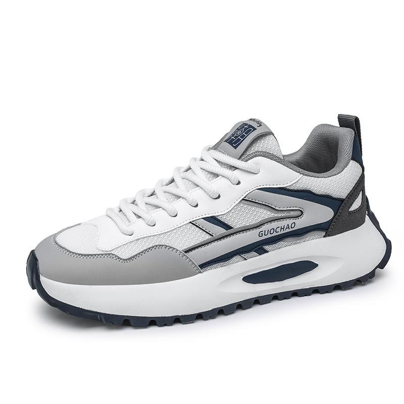 

Men s shoes sports casual shoes platform heightening board shoes young and young versatile little white dad 44 сірий колір